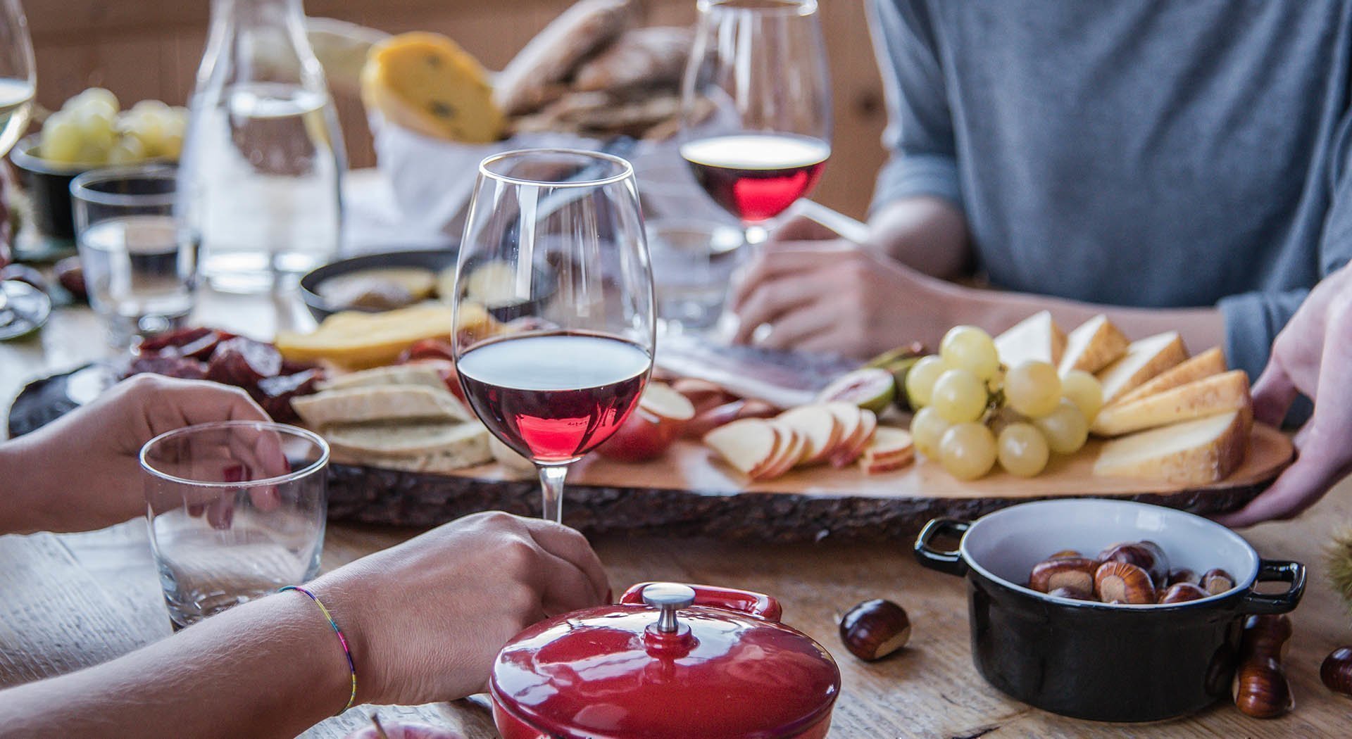 Herbst in Südtirol und Tradition des Törggelens